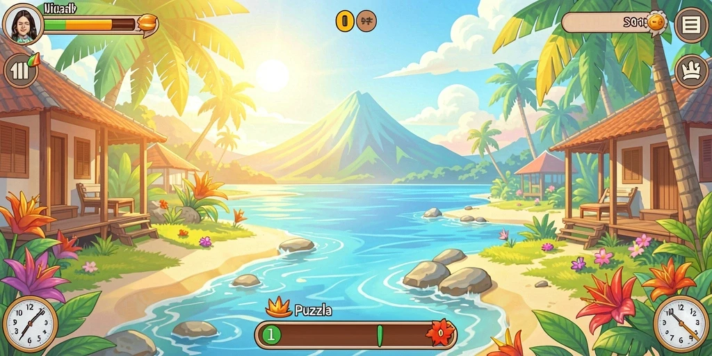 Screenshot menampilkan aksi seru karakter utama dalam permainan.