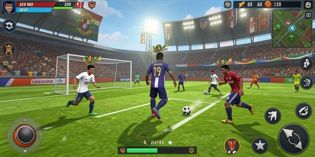 Screenshot menunjukkan tema slot yang menarik dan penuh warna.