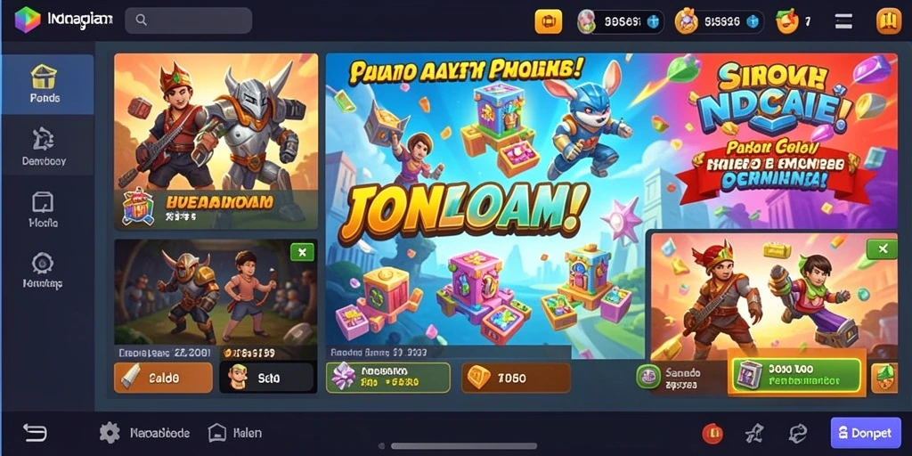 Tampilan utama GEBYAR4D yang menarik dan ramah pengguna.