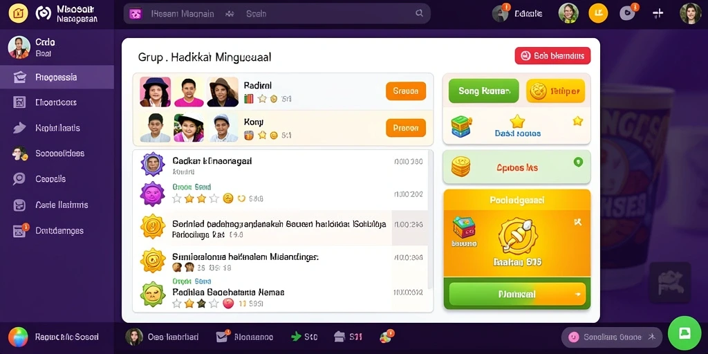 Tampilan antarmuka yang menarik dan user-friendly.