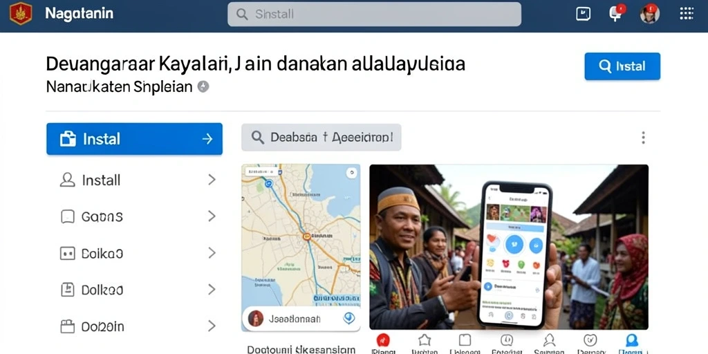 Tampilan antarmuka yang user-friendly.