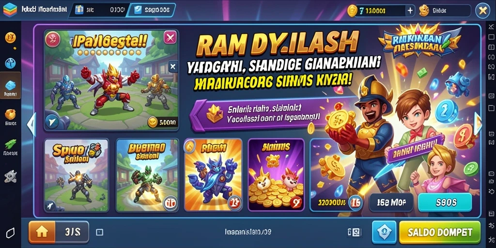 Tampilan utama aplikasi PUNCAKTOTO yang menarik dan interaktif.