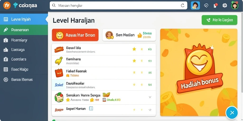 Screenshot menunjukkan antarmuka pengguna yang intuitif.