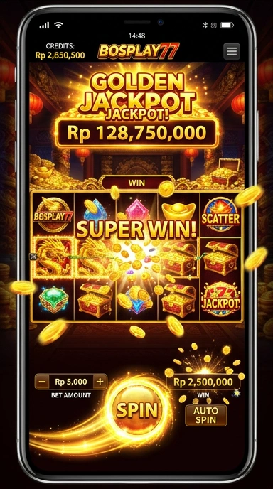 Pratinjau antarmuka bosplay77 — aplikasi APK resmi Android v2.6.5