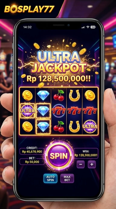 Cuplikan layar menu unduhan bosplay77 untuk perangkat Android